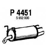 FENNO STEEL - P4451 - Глушитель OPEL OMEGA B 2.0 94-99(SEDAN)